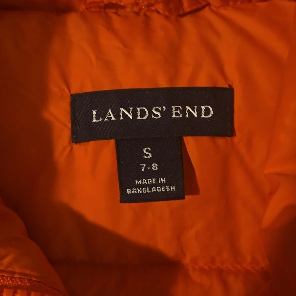 Lands End Puffer Jacket and Vest